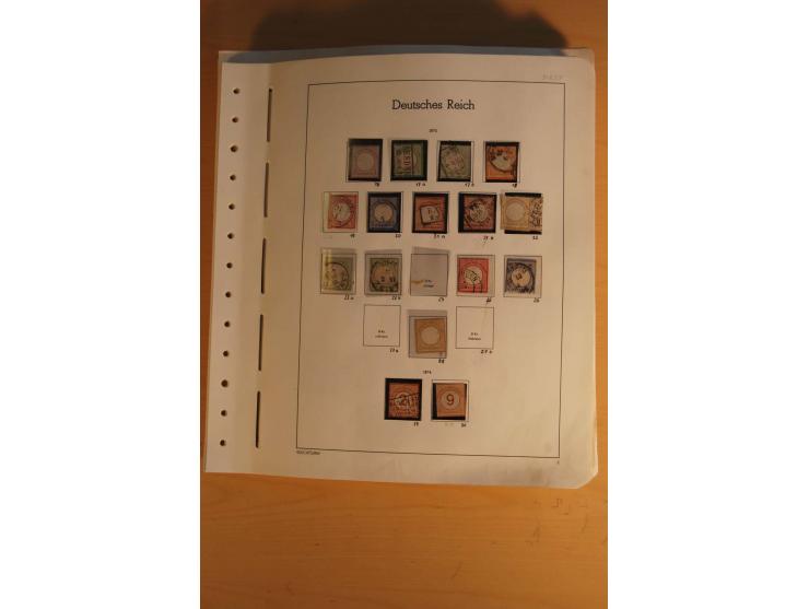 1872/1945, vorwiegend gestempelte Sammlung mit diversen besseren Werten dabei Mi..-Nr. 66, IV, 177-78, 181, 330B, 438-39 und 