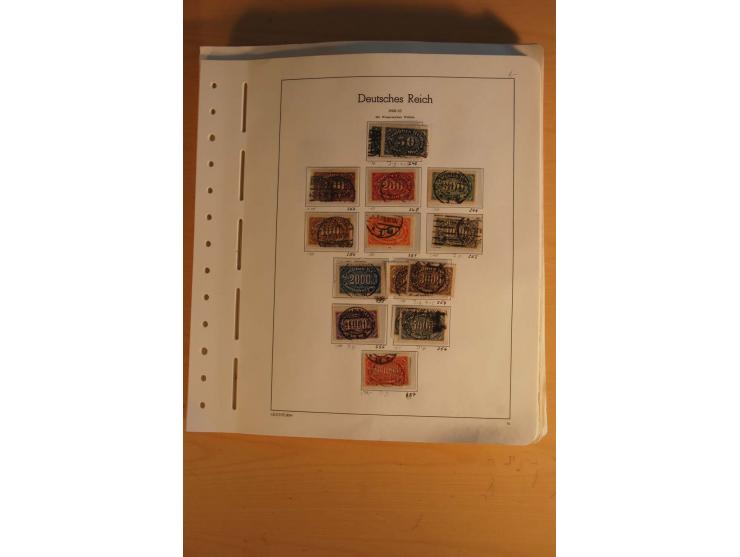 1872/1945, vorwiegend gestempelte Sammlung mit diversen besseren Werten dabei Mi..-Nr. 66, IV, 177-78, 181, 330B, 438-39 und 