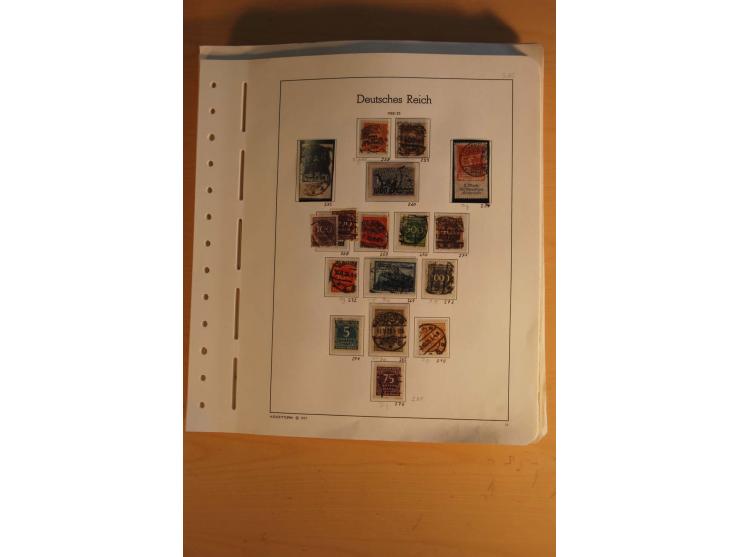 1872/1945, vorwiegend gestempelte Sammlung mit diversen besseren Werten dabei Mi..-Nr. 66, IV, 177-78, 181, 330B, 438-39 und 