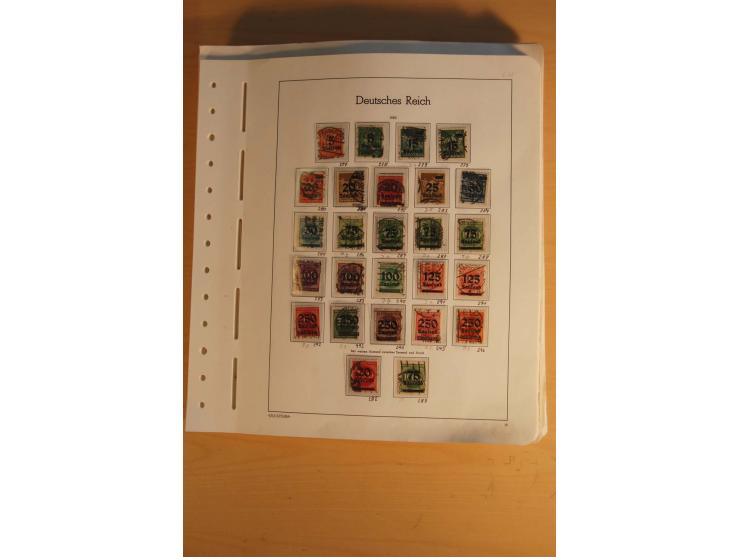 1872/1945, vorwiegend gestempelte Sammlung mit diversen besseren Werten dabei Mi..-Nr. 66, IV, 177-78, 181, 330B, 438-39 und 