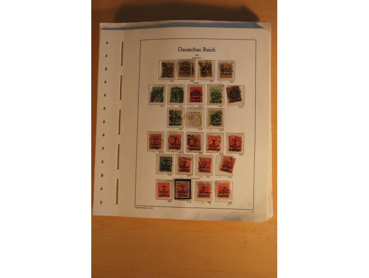 1872/1945, vorwiegend gestempelte Sammlung mit diversen besseren Werten dabei Mi..-Nr. 66, IV, 177-78, 181, 330B, 438-39 und 