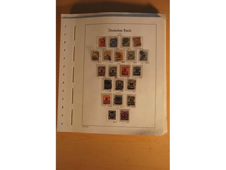 1872/1945, vorwiegend gestempelte Sammlung mit diversen besseren Werten dabei Mi..-Nr. 66, IV, 177-78, 181, 330B, 438-39 und 