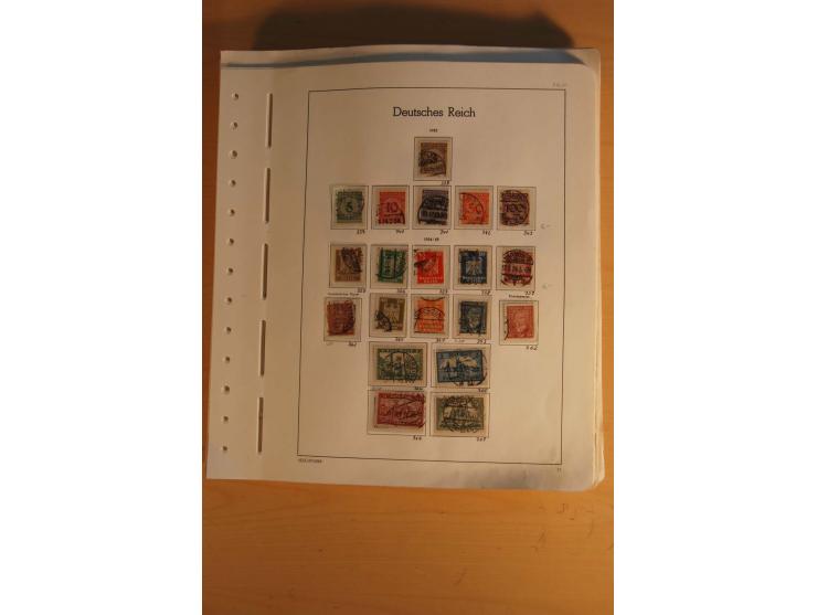 1872/1945, vorwiegend gestempelte Sammlung mit diversen besseren Werten dabei Mi..-Nr. 66, IV, 177-78, 181, 330B, 438-39 und 