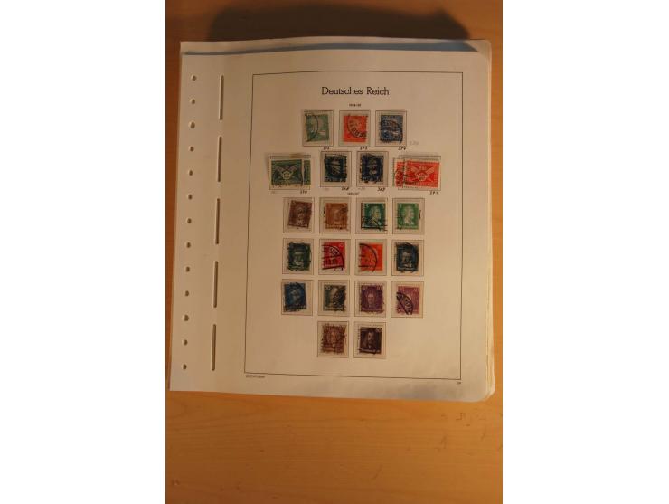 1872/1945, vorwiegend gestempelte Sammlung mit diversen besseren Werten dabei Mi..-Nr. 66, IV, 177-78, 181, 330B, 438-39 und 