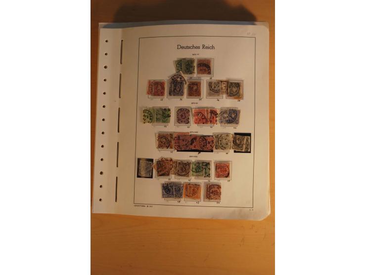 1872/1945, vorwiegend gestempelte Sammlung mit diversen besseren Werten dabei Mi..-Nr. 66, IV, 177-78, 181, 330B, 438-39 und 