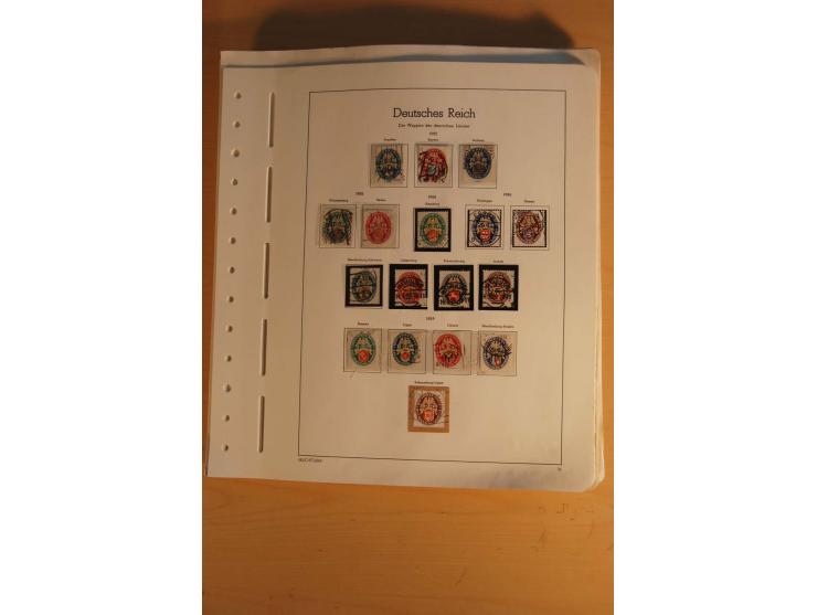 1872/1945, vorwiegend gestempelte Sammlung mit diversen besseren Werten dabei Mi..-Nr. 66, IV, 177-78, 181, 330B, 438-39 und 