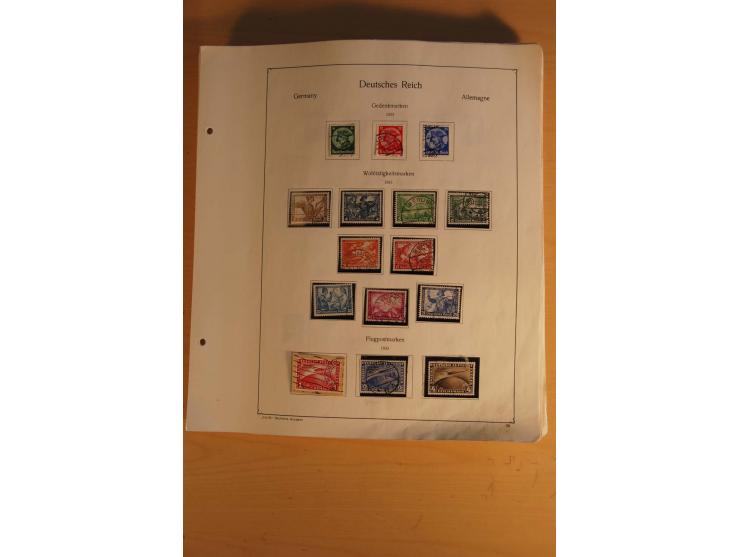 1872/1945, vorwiegend gestempelte Sammlung mit diversen besseren Werten dabei Mi..-Nr. 66, IV, 177-78, 181, 330B, 438-39 und 