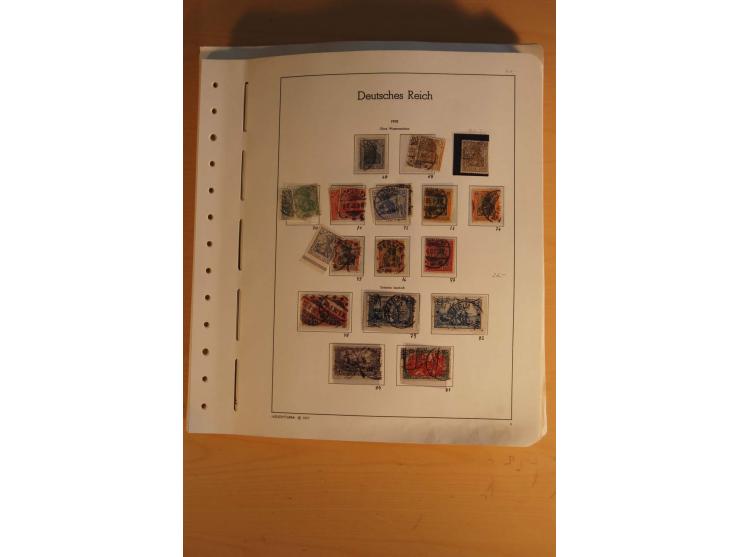 1872/1945, vorwiegend gestempelte Sammlung mit diversen besseren Werten dabei Mi..-Nr. 66, IV, 177-78, 181, 330B, 438-39 und 