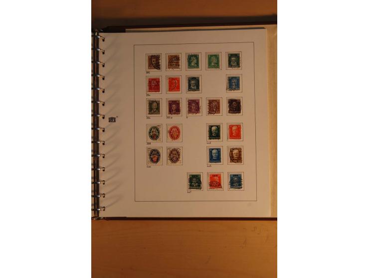 1872/1945, gestempelte Sammlung mit u.a. Bl.3, dazu einige Belege, u.a. Tauchbootbrief adressiert nach Argentinien