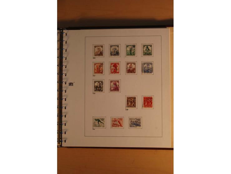 1872/1945, gestempelte Sammlung mit u.a. Bl.3, dazu einige Belege, u.a. Tauchbootbrief adressiert nach Argentinien