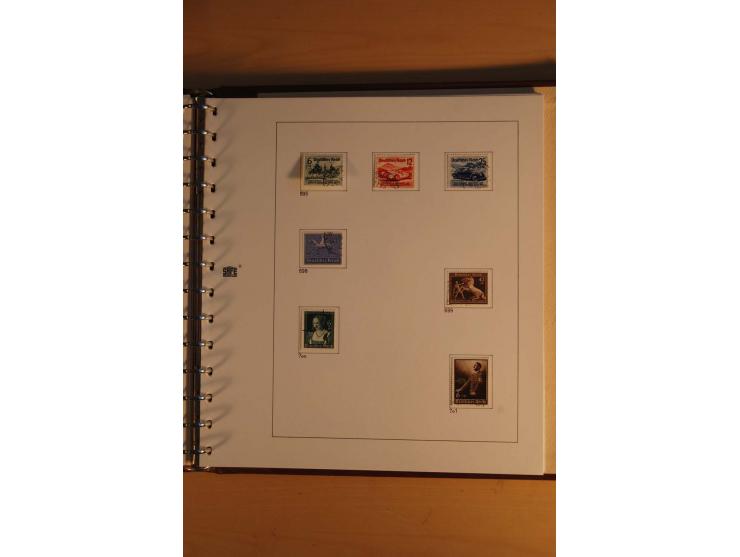 1872/1945, gestempelte Sammlung mit u.a. Bl.3, dazu einige Belege, u.a. Tauchbootbrief adressiert nach Argentinien