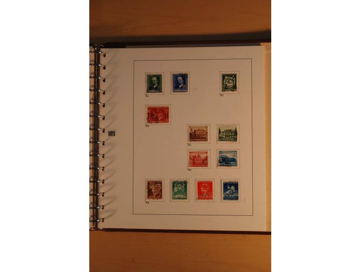 1872/1945, gestempelte Sammlung mit u.a. Bl.3, dazu einige Belege, u.a. Tauchbootbrief adressiert nach Argentinien
