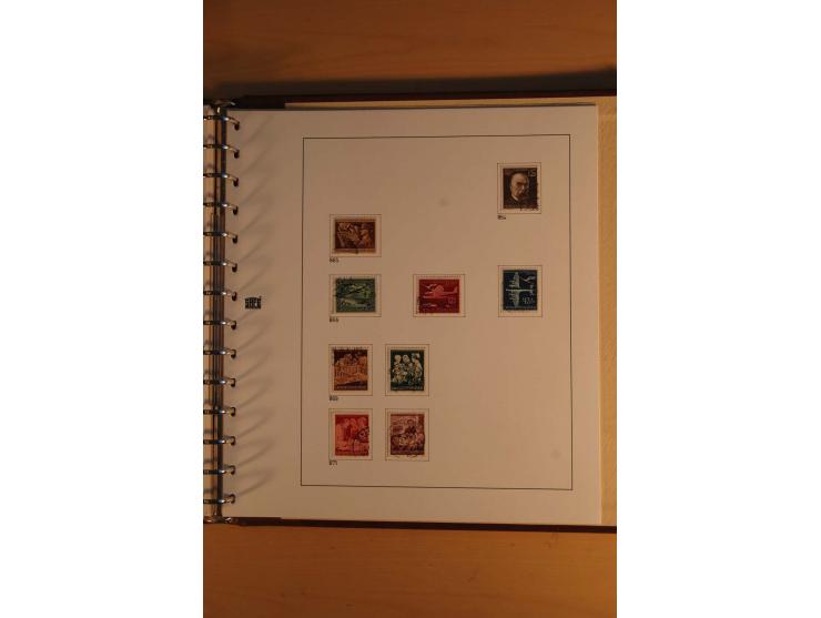 1872/1945, gestempelte Sammlung mit u.a. Bl.3, dazu einige Belege, u.a. Tauchbootbrief adressiert nach Argentinien