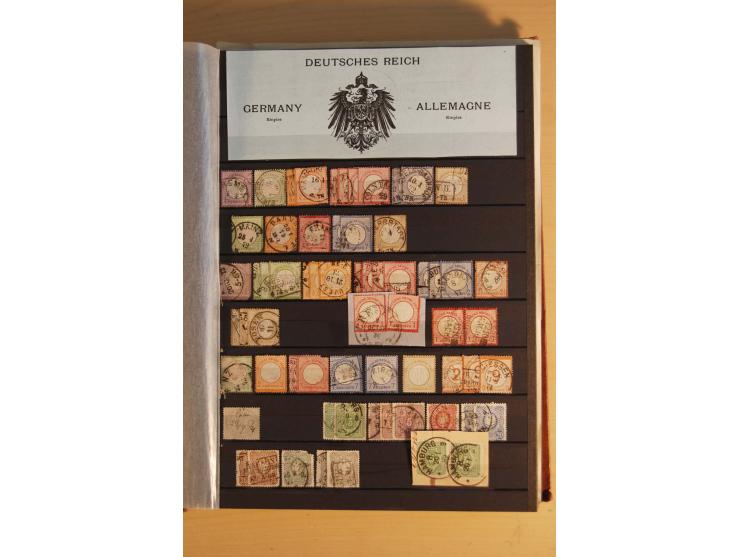 1872/1945, postfrische, ungebrauchte und gestempelte Sammlung mit guten Ausgaben, dazu etwas Gebiete und Alliierte Besetzung