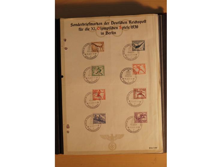 1872/1945, postfrische, ungebrauchte und gestempelte Sammlung mit guten Ausgaben, dazu etwas Gebiete und Alliierte Besetzung