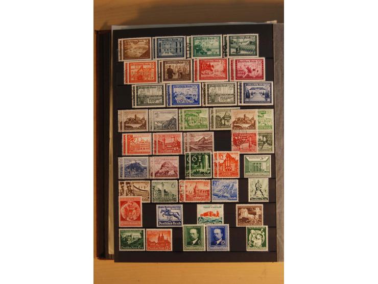 1872/1945, postfrische, ungebrauchte und gestempelte Sammlung mit guten Ausgaben, dazu etwas Gebiete und Alliierte Besetzung