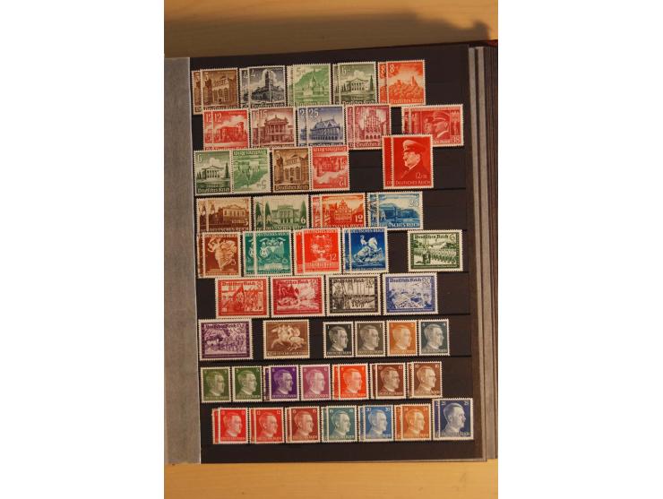 1872/1945, postfrische, ungebrauchte und gestempelte Sammlung mit guten Ausgaben, dazu etwas Gebiete und Alliierte Besetzung