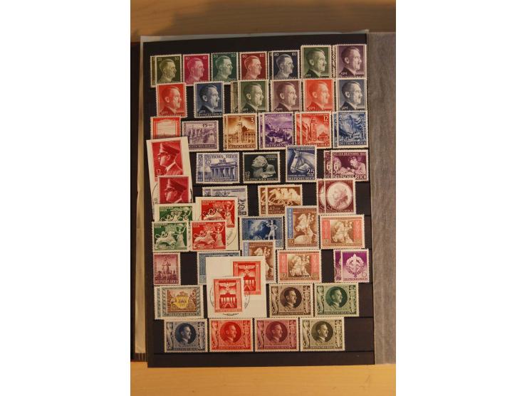 1872/1945, postfrische, ungebrauchte und gestempelte Sammlung mit guten Ausgaben, dazu etwas Gebiete und Alliierte Besetzung