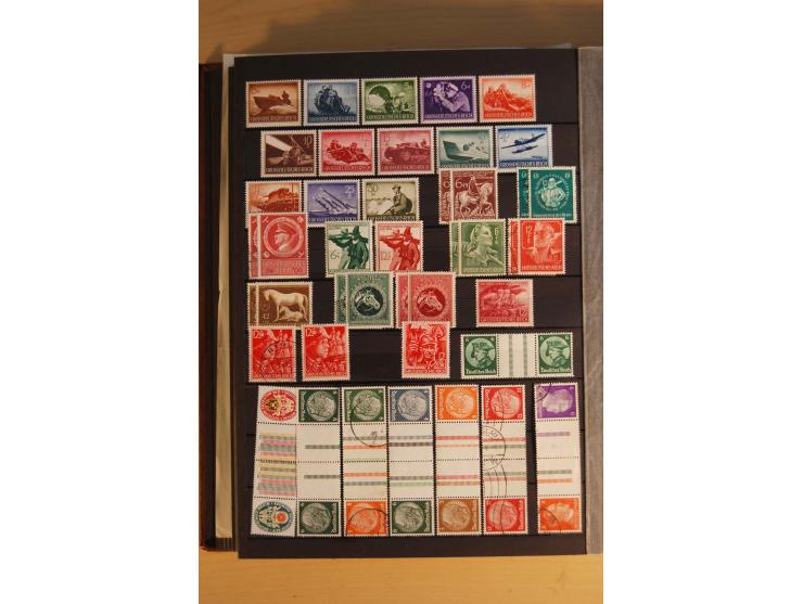 1872/1945, postfrische, ungebrauchte und gestempelte Sammlung mit guten Ausgaben, dazu etwas Gebiete und Alliierte Besetzung