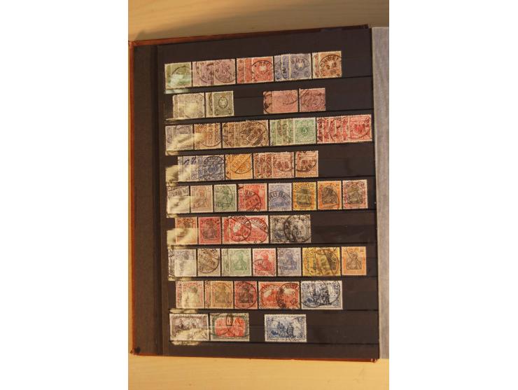 1872/1945, postfrische, ungebrauchte und gestempelte Sammlung mit guten Ausgaben, dazu etwas Gebiete und Alliierte Besetzung