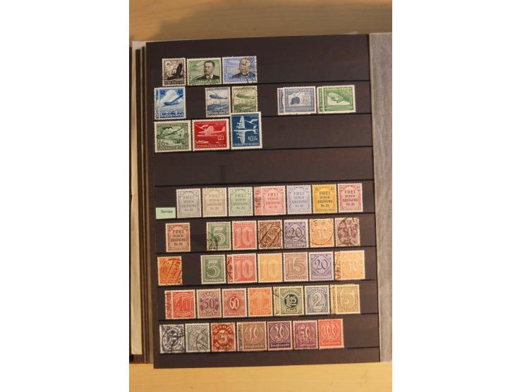 1872/1945, postfrische, ungebrauchte und gestempelte Sammlung mit guten Ausgaben, dazu etwas Gebiete und Alliierte Besetzung
