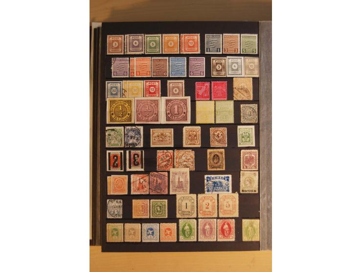 1872/1945, postfrische, ungebrauchte und gestempelte Sammlung mit guten Ausgaben, dazu etwas Gebiete und Alliierte Besetzung