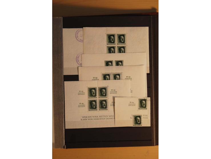1872/1945, postfrische, ungebrauchte und gestempelte Sammlung mit guten Ausgaben, dazu etwas Gebiete und Alliierte Besetzung