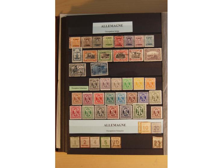 1872/1945, postfrische, ungebrauchte und gestempelte Sammlung mit guten Ausgaben, dazu etwas Gebiete und Alliierte Besetzung