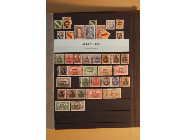 1872/1945, postfrische, ungebrauchte und gestempelte Sammlung mit guten Ausgaben, dazu etwas Gebiete und Alliierte Besetzung