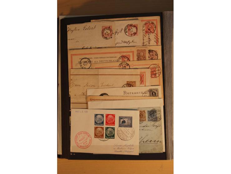 1872/1945, postfrische, ungebrauchte und gestempelte Sammlung mit guten Ausgaben, dazu etwas Gebiete und Alliierte Besetzung