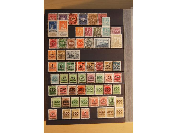 1872/1945, postfrische, ungebrauchte und gestempelte Sammlung mit guten Ausgaben, dazu etwas Gebiete und Alliierte Besetzung