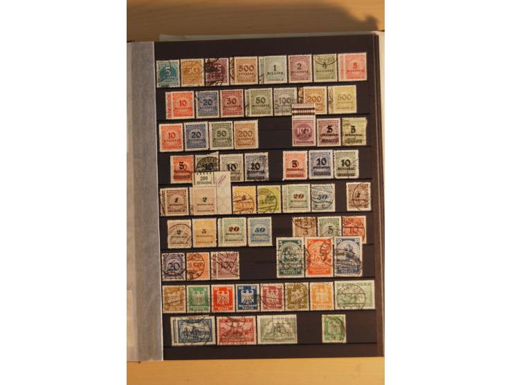 1872/1945, postfrische, ungebrauchte und gestempelte Sammlung mit guten Ausgaben, dazu etwas Gebiete und Alliierte Besetzung