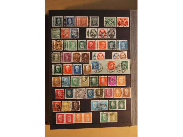 1872/1945, postfrische, ungebrauchte und gestempelte Sammlung mit guten Ausgaben, dazu etwas Gebiete und Alliierte Besetzung