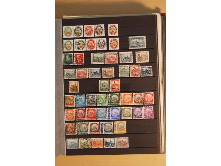 1872/1945, postfrische, ungebrauchte und gestempelte Sammlung mit guten Ausgaben, dazu etwas Gebiete und Alliierte Besetzung