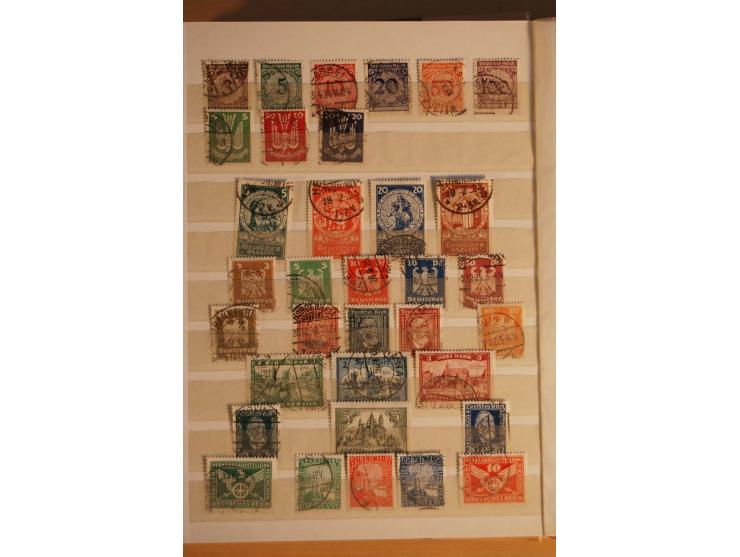 1872/1945, fast ausschließlich gestempelte Sammlung mit vielen besseren, u.a. Mi.-Nr. 66III, Bl.2 ungebraucht (starke Randmän