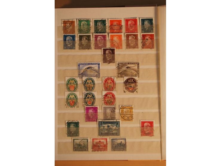 1872/1945, fast ausschließlich gestempelte Sammlung mit vielen besseren, u.a. Mi.-Nr. 66III, Bl.2 ungebraucht (starke Randmän