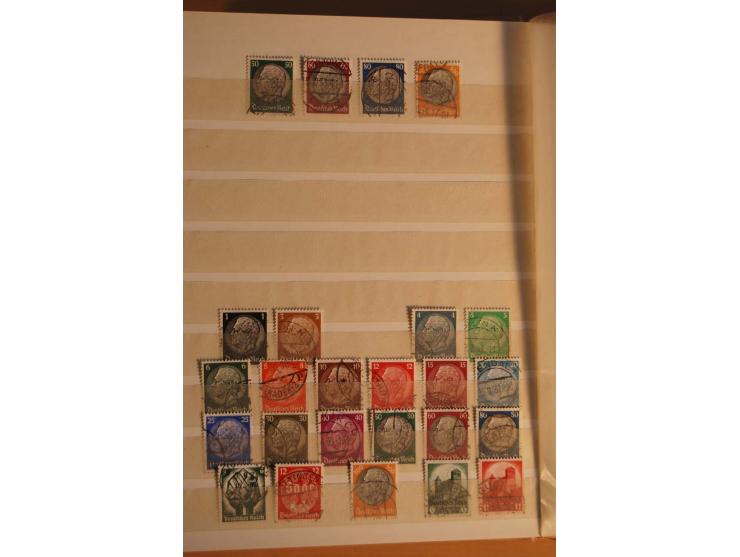 1872/1945, fast ausschließlich gestempelte Sammlung mit vielen besseren, u.a. Mi.-Nr. 66III, Bl.2 ungebraucht (starke Randmän