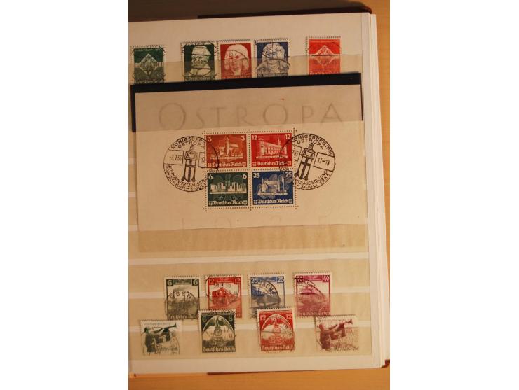 1872/1945, fast ausschließlich gestempelte Sammlung mit vielen besseren, u.a. Mi.-Nr. 66III, Bl.2 ungebraucht (starke Randmän