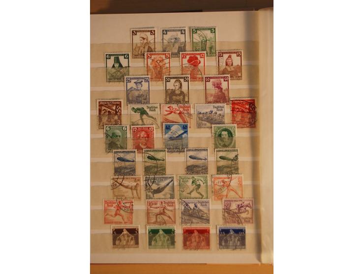 1872/1945, fast ausschließlich gestempelte Sammlung mit vielen besseren, u.a. Mi.-Nr. 66III, Bl.2 ungebraucht (starke Randmän
