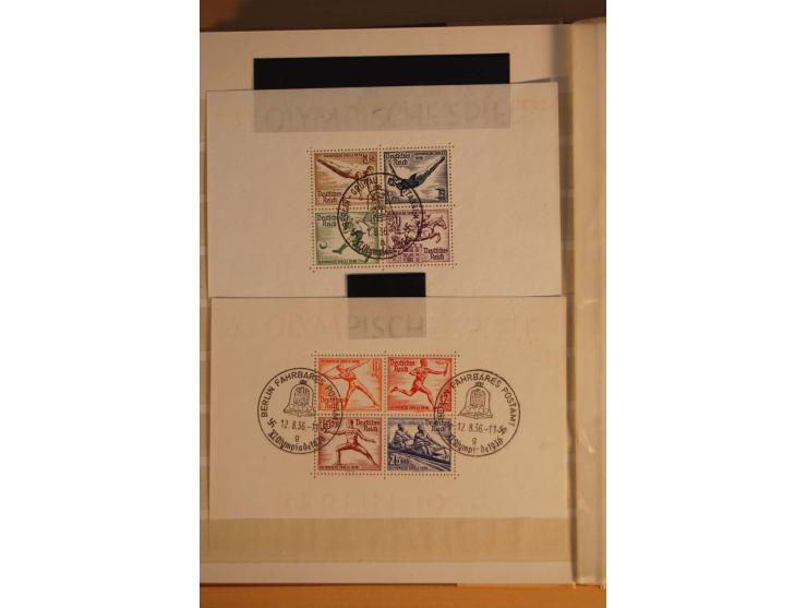 1872/1945, fast ausschließlich gestempelte Sammlung mit vielen besseren, u.a. Mi.-Nr. 66III, Bl.2 ungebraucht (starke Randmän