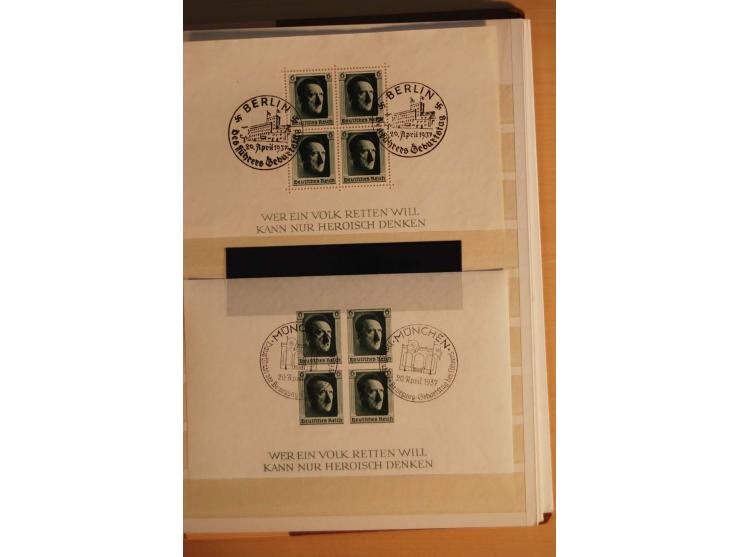 1872/1945, fast ausschließlich gestempelte Sammlung mit vielen besseren, u.a. Mi.-Nr. 66III, Bl.2 ungebraucht (starke Randmän