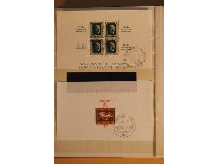 1872/1945, fast ausschließlich gestempelte Sammlung mit vielen besseren, u.a. Mi.-Nr. 66III, Bl.2 ungebraucht (starke Randmän