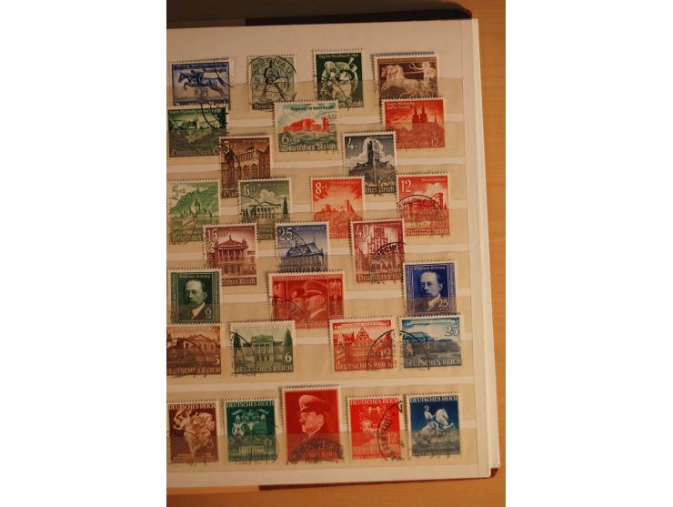 1872/1945, fast ausschließlich gestempelte Sammlung mit vielen besseren, u.a. Mi.-Nr. 66III, Bl.2 ungebraucht (starke Randmän