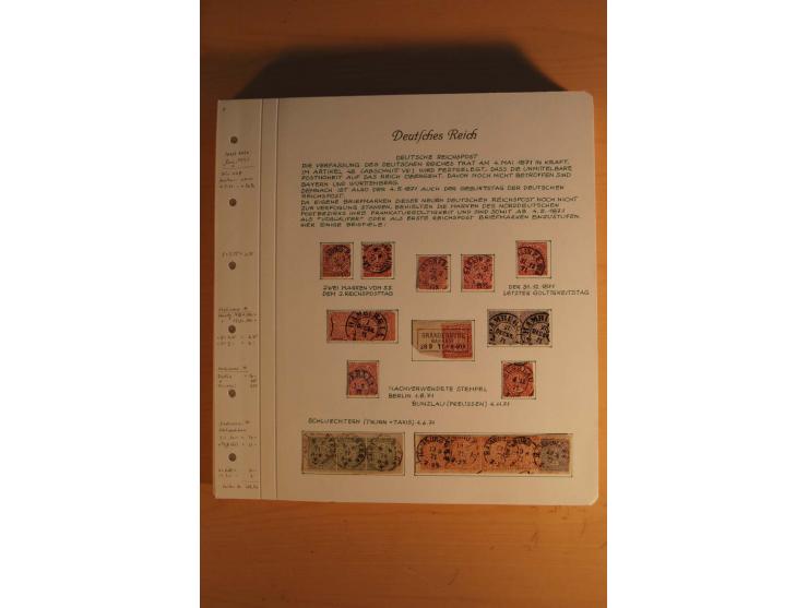 1872/74, große spezialisierte Brustschilde-Sammlung mit vielen Briefen mit Einzel-, Mehrfach- und Mischfrankaturen, Briefstüc