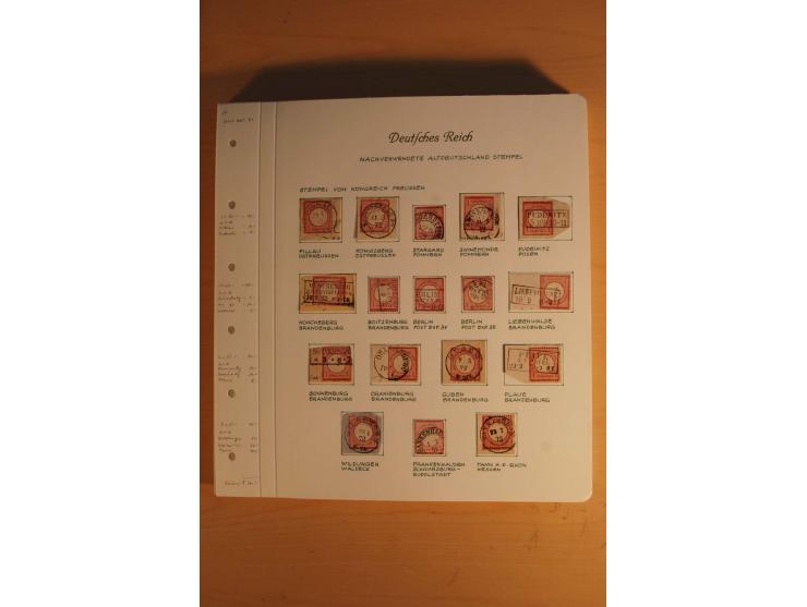 1872/74, große spezialisierte Brustschilde-Sammlung mit vielen Briefen mit Einzel-, Mehrfach- und Mischfrankaturen, Briefstüc