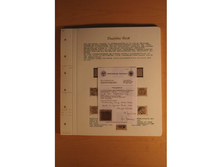 1872/74, große spezialisierte Brustschilde-Sammlung mit vielen Briefen mit Einzel-, Mehrfach- und Mischfrankaturen, Briefstüc
