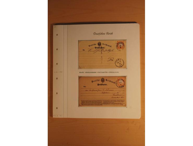1872/74, große spezialisierte Brustschilde-Sammlung mit vielen Briefen mit Einzel-, Mehrfach- und Mischfrankaturen, Briefstüc