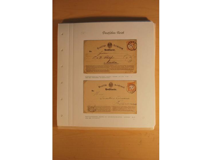 1872/74, große spezialisierte Brustschilde-Sammlung mit vielen Briefen mit Einzel-, Mehrfach- und Mischfrankaturen, Briefstüc