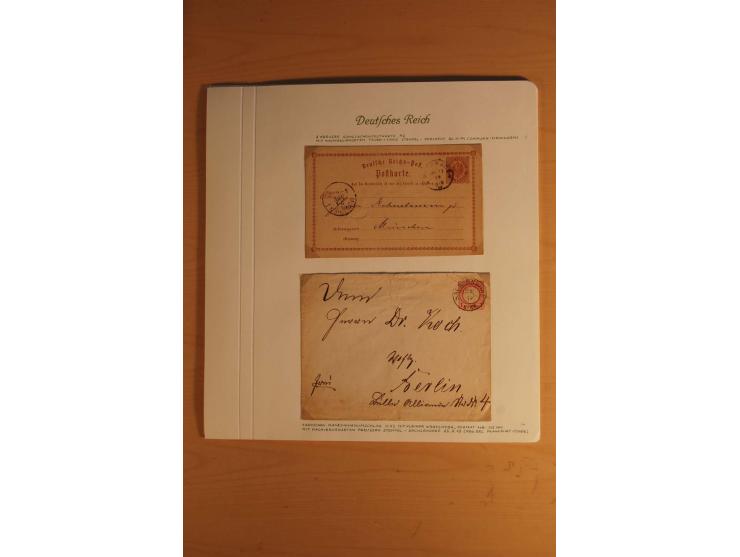 1872/74, große spezialisierte Brustschilde-Sammlung mit vielen Briefen mit Einzel-, Mehrfach- und Mischfrankaturen, Briefstüc