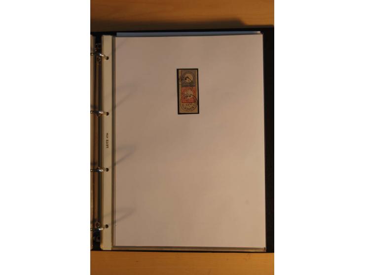 1872/74, Brustschilde, ungebrauchte und gestempelte Sammlung mit Briefen und Karten, dabei Einheiten, nachverwendete Stempel,